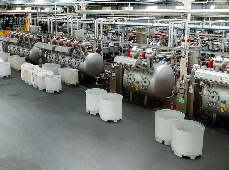 Maquinário para produção de malhas